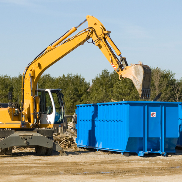 can i choose the location where the residential dumpster will be placed in Orchard Texas